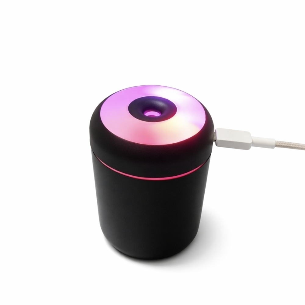 USB Mini Humidifier 180ml Ultrasonic Air Diffuser LED Night Light Portable